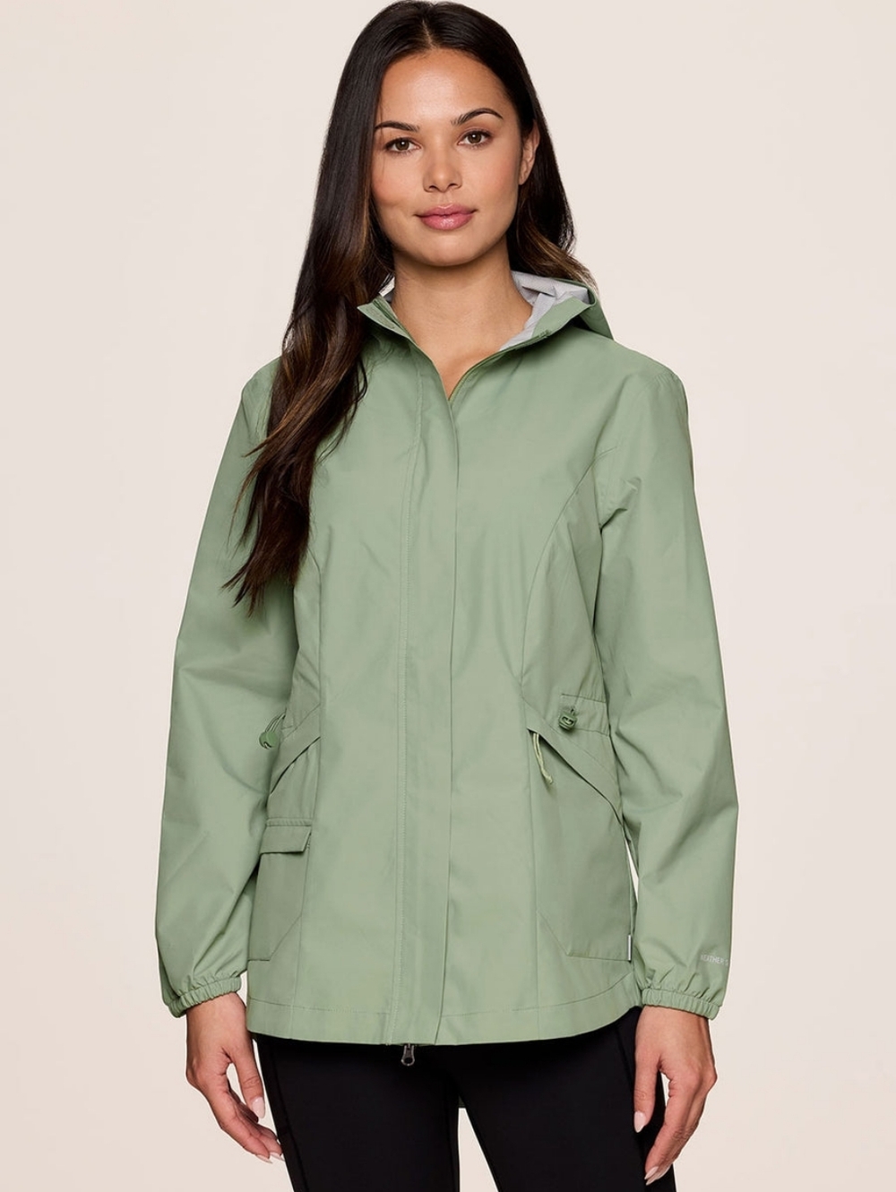 Avalanche No Rain Checks Trench Hooded Lily Pad Weather Shield Jacket Size Large